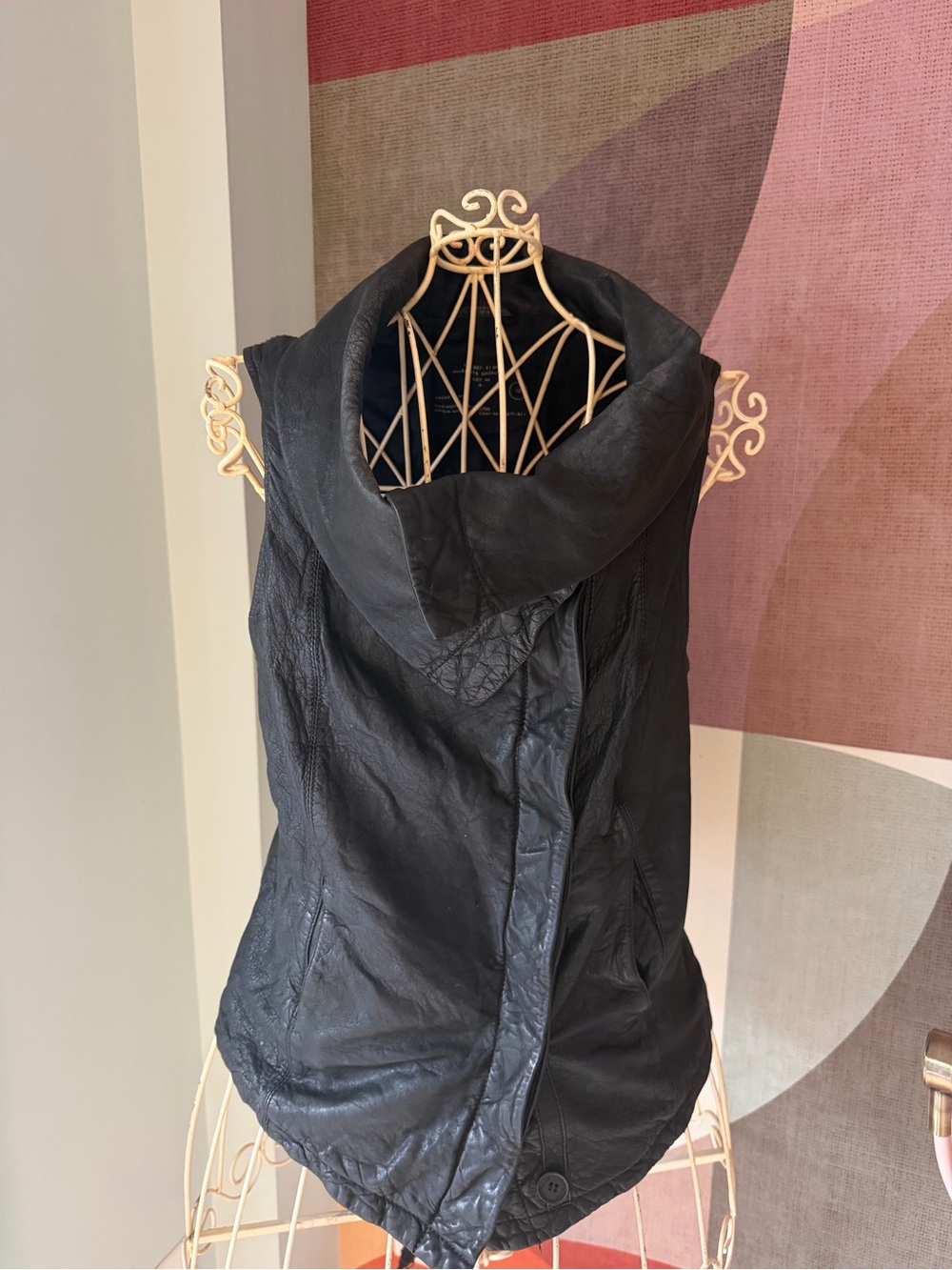 Vintage All Saints Leather Vest